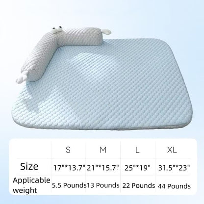 Pet Ice Silk Cooling Mat Summer Cat & Dog