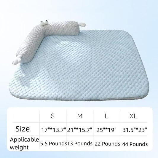 Pet Ice Silk Cooling Mat Summer Cat & Dog